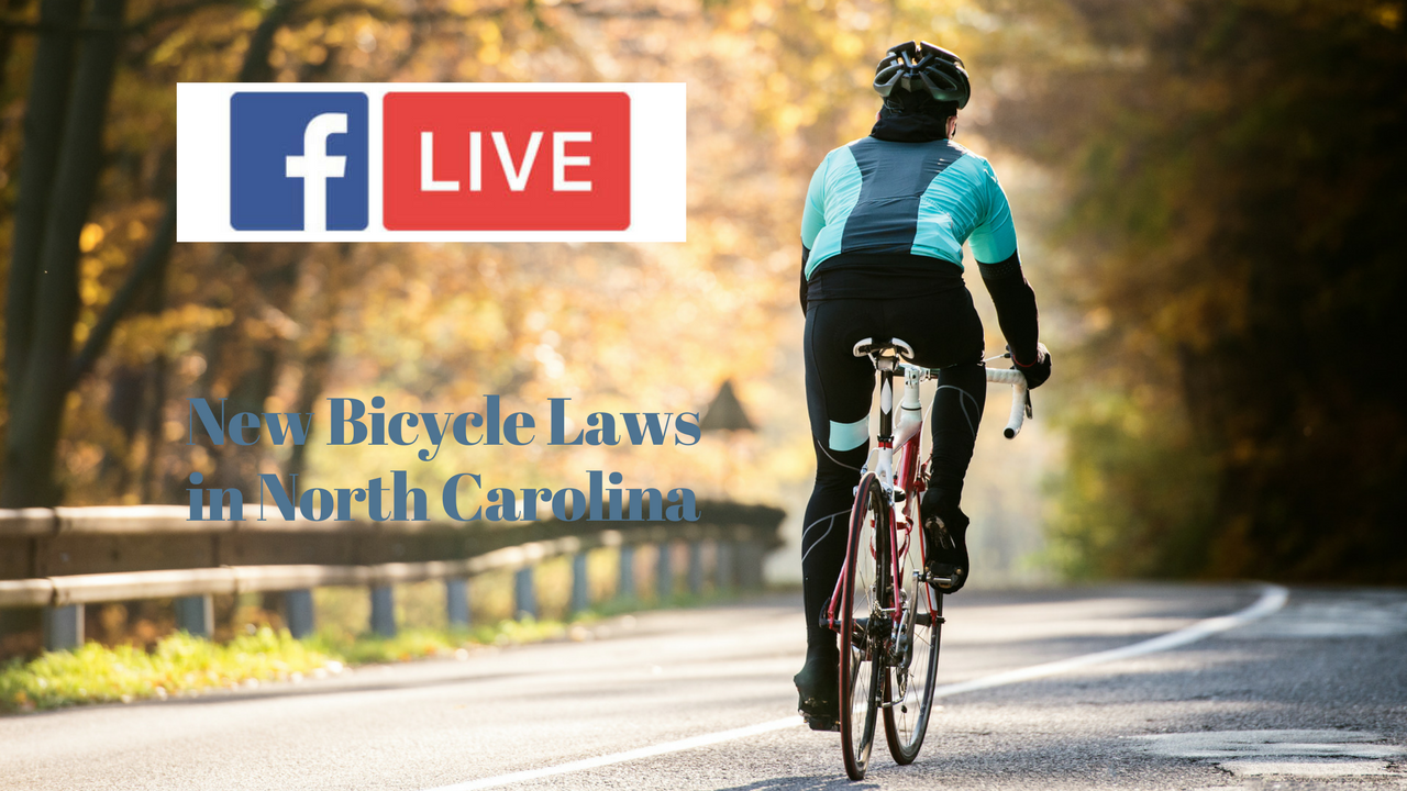 NEW BICYCLE LAWS IN NORTH CAROLINA