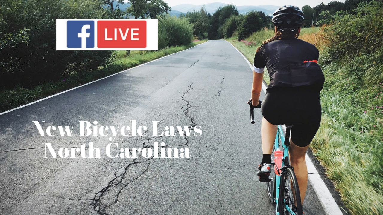 NORTH CAROLINA BICYCLE LAWS – AN UPDATE