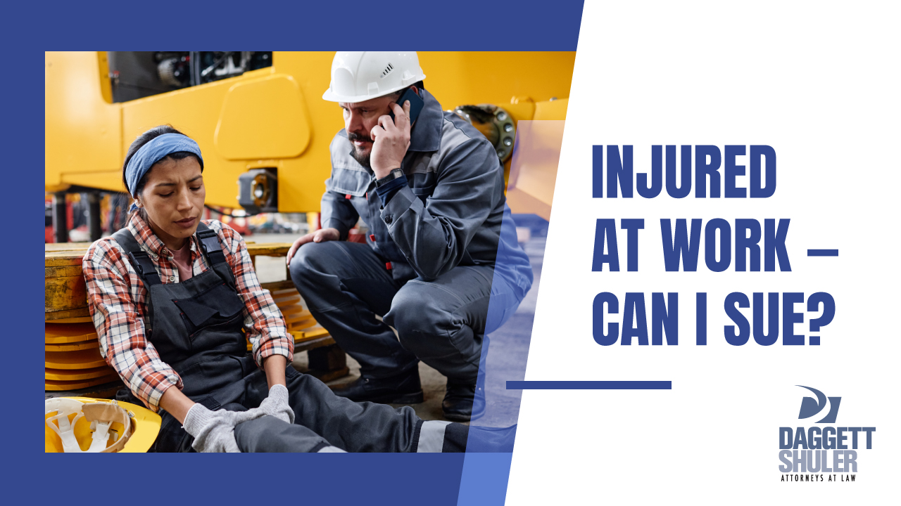 Injured at Work – Can I Sue?